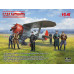 І-153 Люфтваффе з пілотами та наземним персоналом 1/48 ICM 48094