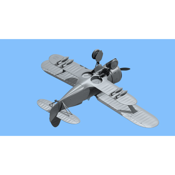 І-153 "Чайка", Радянський винищувач-біплан ІІ МВ 1/48  ICM 48095