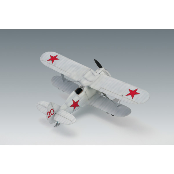 І-153, Радянський винищувач-біплан ІІ МВ (зимова модифікація) 1/48  ICM 48096