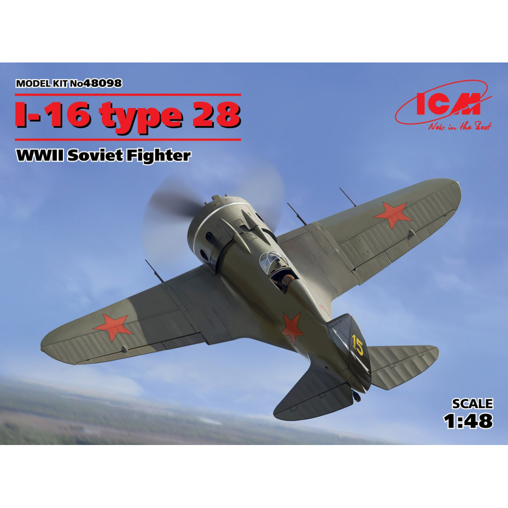 І-16 тип 28, Радянський винищувач ІІ МВ 1/48  ICM 48098