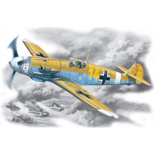 Bf 109F-4Z / Trop, німецький винищувач 1/48  ICM 48105