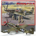 Мустанг Р-51 В, амер. Винищувач. з пілотами і техніками 1/48  ICM 48125