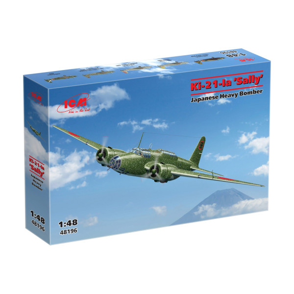 Ki-21-Ia ‘Sally’  Японський важкий бомбардувальник WWII 1/48 ICM 48196