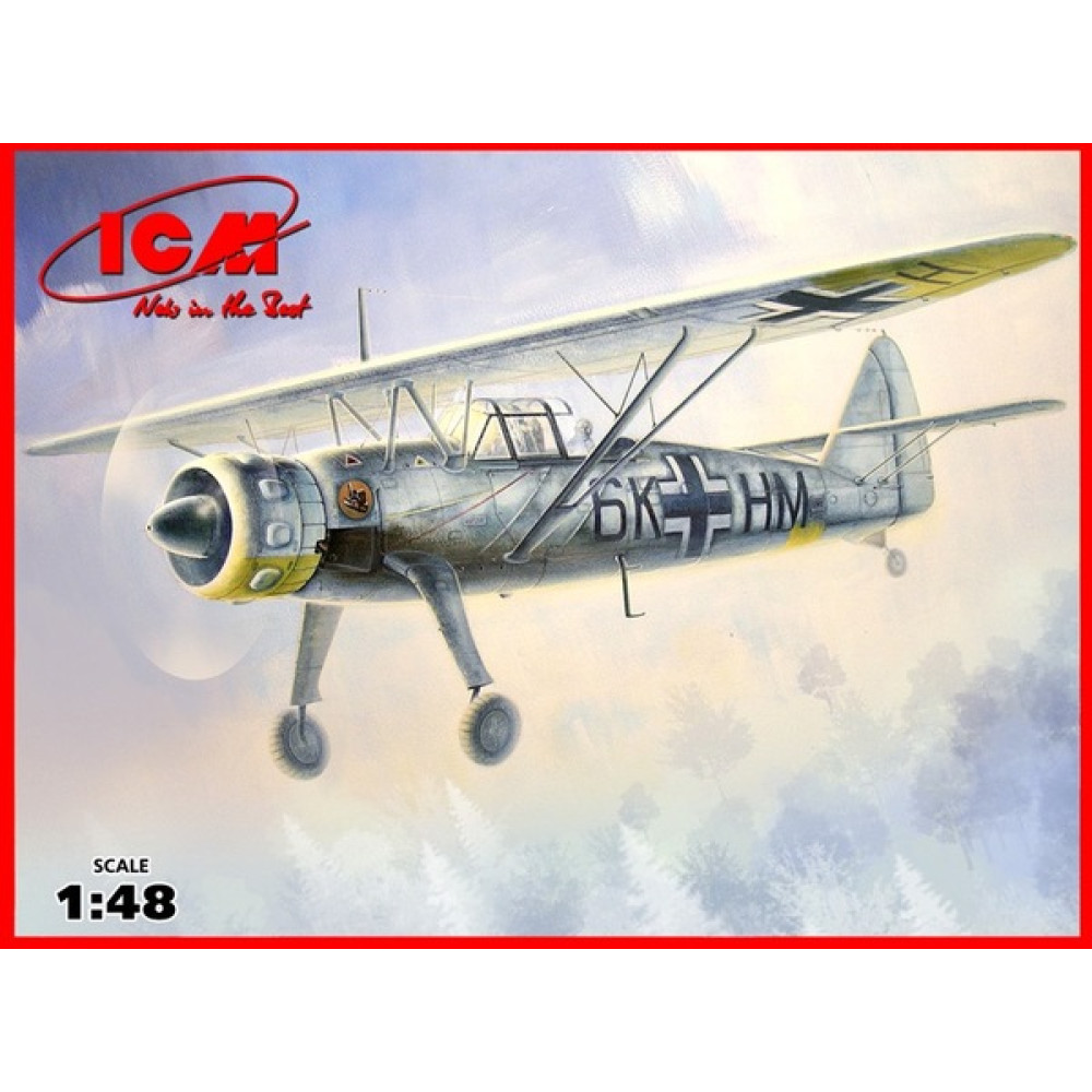 Hs 126B-1 Німецький літак-розвідник II МВ 1/48  ICM 48212