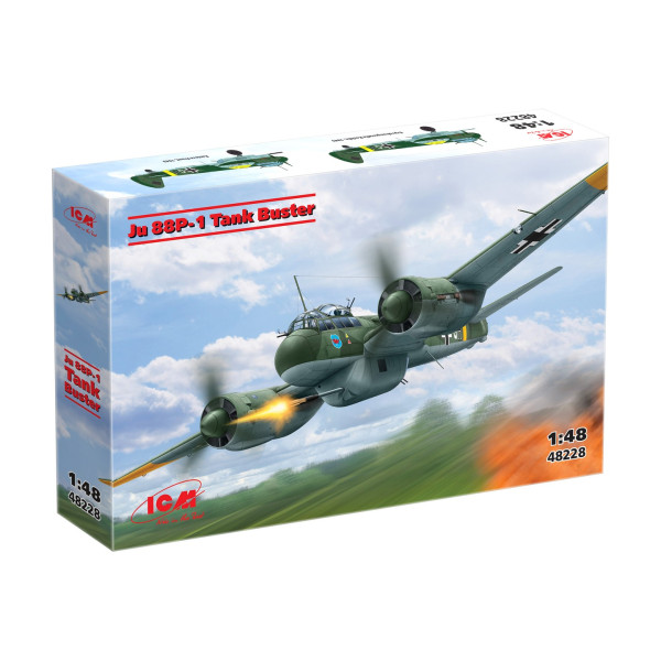 Ju 88P-1 “Tank Buster”, Німецький протитанковий літак 1/48 ICM 48228