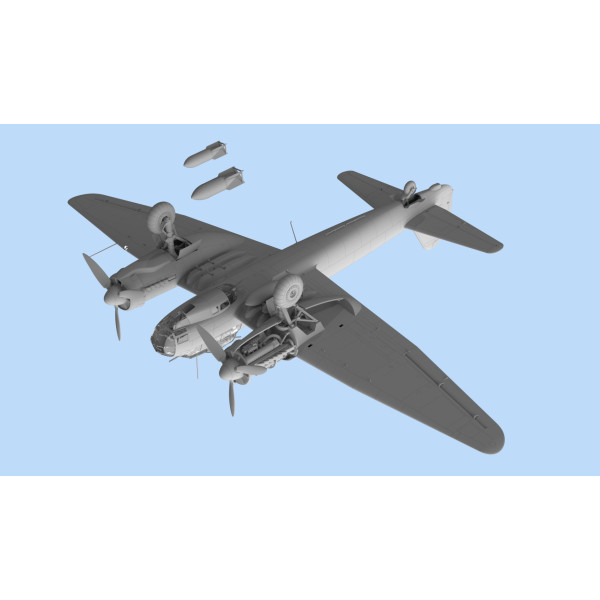 Ju 88A-11, Німецький бомбардувальник ІІ МВ 1/48  ICM 48235