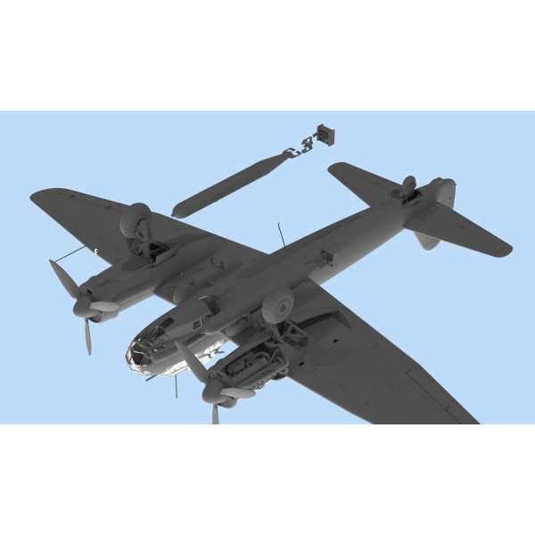 Ju 88A-4 / Torp, Німецький торпедоносець ІІ МВ 1/48  ICM 48236