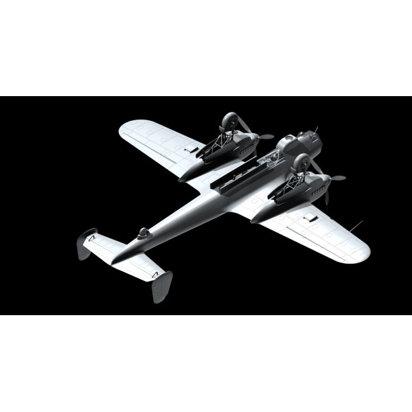 Do 215B-4, Німецький літак-розвідник II МВ 1/48  ICM 48241