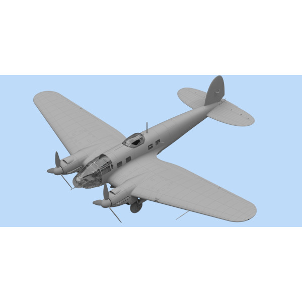 He 111H-6, Німецький бомбардувальник ІІ МВ 1/48  ICM 48262