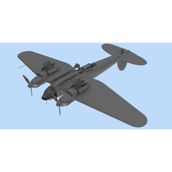 He 111H-6, Німецький бомбардувальник ІІ МВ 1/48  ICM 48262