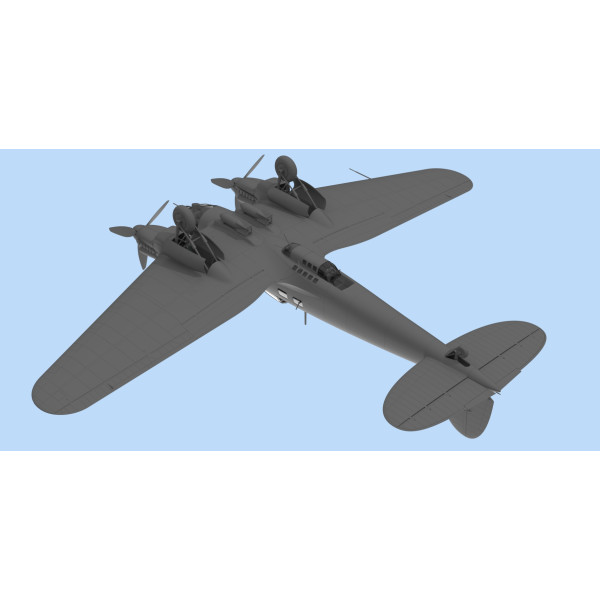He 111H-6, Німецький бомбардувальник ІІ МВ 1/48  ICM 48262