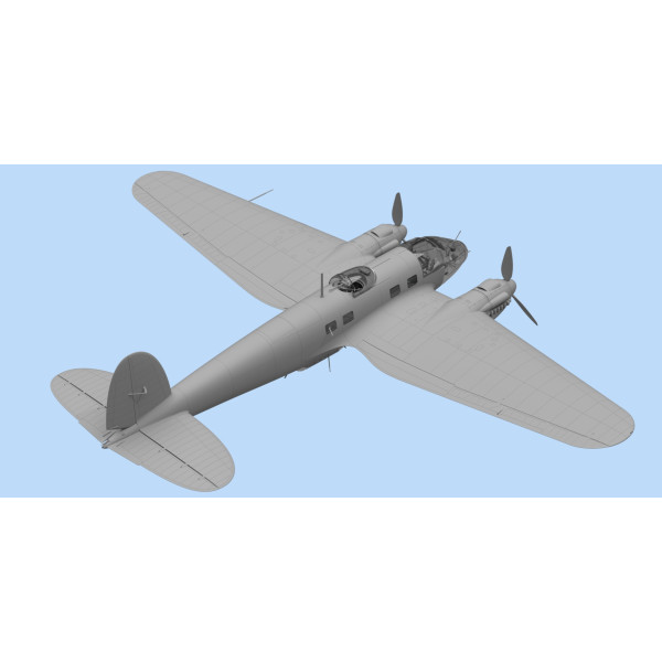 Німецький бомбардувальник He 111H-6 North Africa, період ВВВ 1/48 ICM 48265