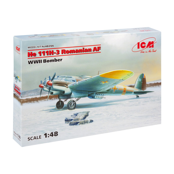 Бомбардувальник He 111H-3 (ВПС Румунії, II Світової Війни) 1/48 ICM 48266