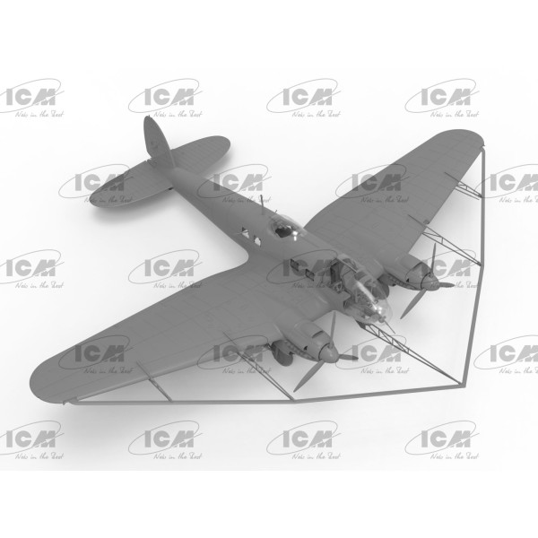 He 111H-8 Paravane Німецький літак WWII  1/48 ICM 48267