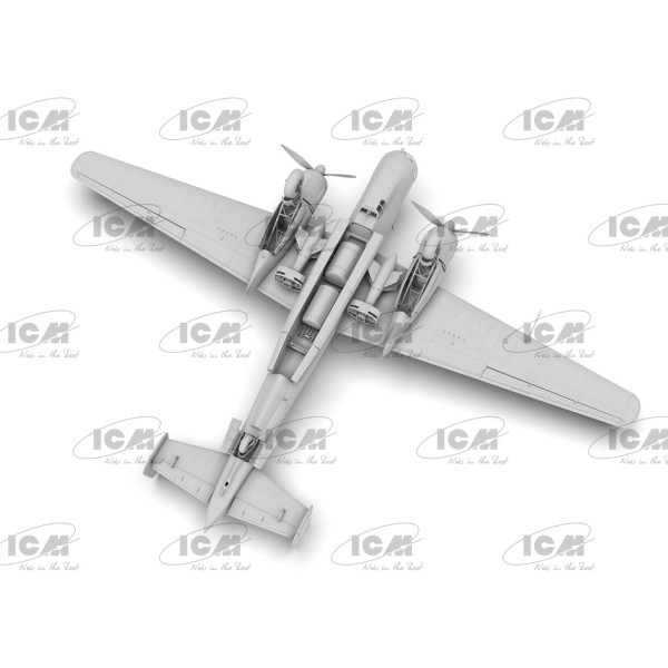 Do 217K-2 з керованими бомбами Fritz-X (Збірна модель) 1/48 ICM 48275