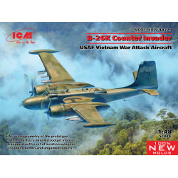 B-26K Counter Invader USAF Vietnam War Attack Aircraft  1/48 ICM 48279