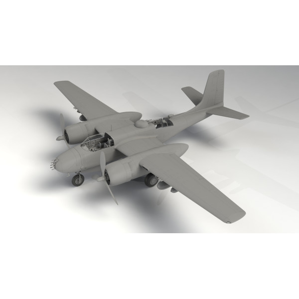 A-26В Invader Pacific War Theatre, американський бомбардувальник часів 2 СВ 1/48 ICM 48285