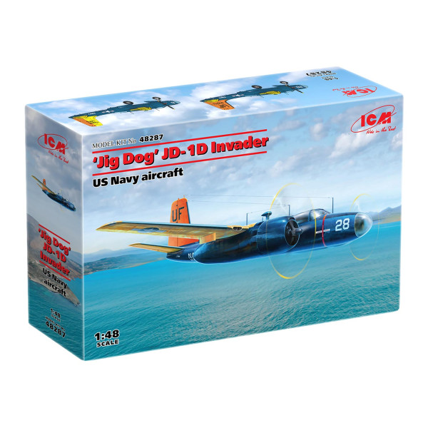 «Jig Dog» JD-1D Invader, літак ВМС США 1/48 ICM 48287