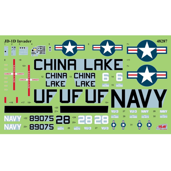 «Jig Dog» JD-1D Invader, літак ВМС США 1/48 ICM 48287