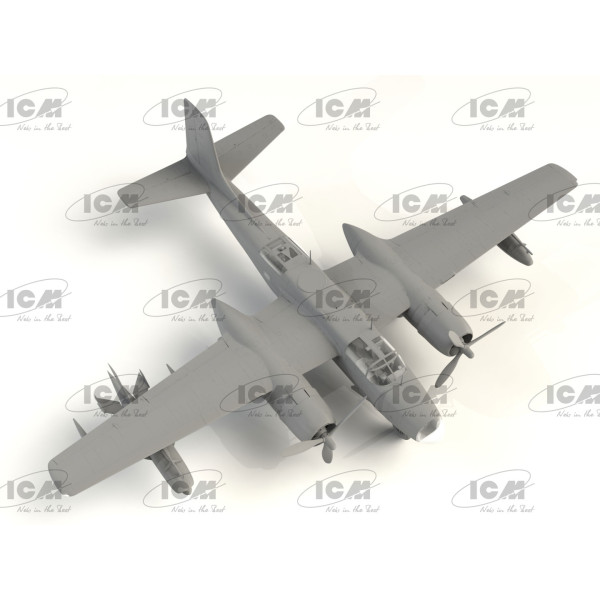 Військово-морський літак Jig Dog JD-1D Invader з дроном KDA-1 1/48 ICM 48289
