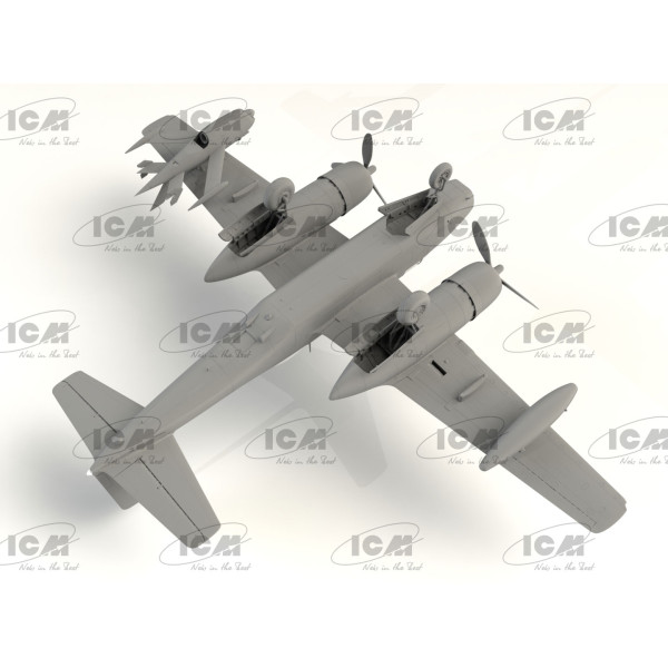 Військово-морський літак Jig Dog JD-1D Invader з дроном KDA-1 1/48 ICM 48289