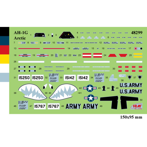 AH-1G “Arctic Cobra”, США 1/48 ICM 48299