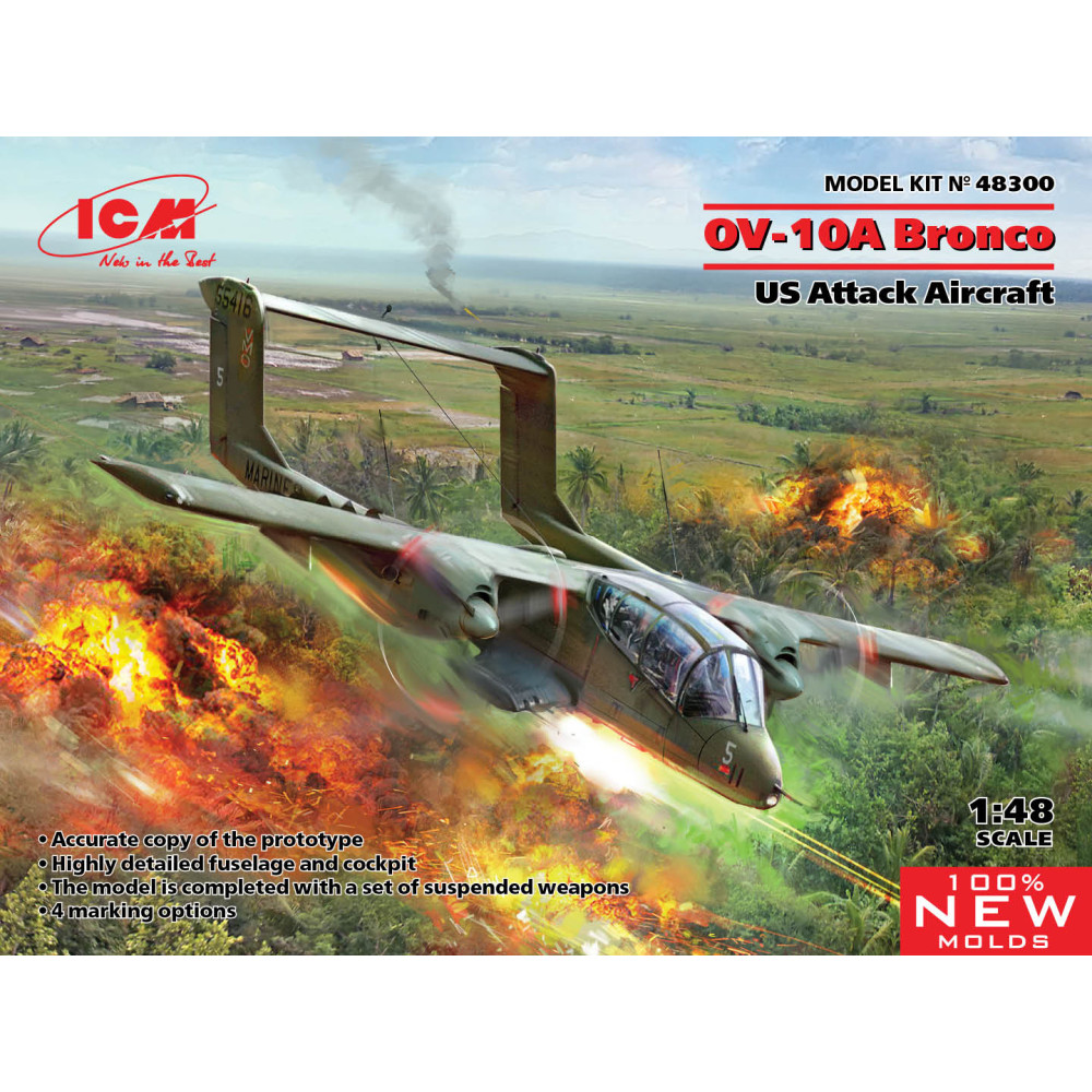 OV-10А Bronco Американський ударний літак 1/48 ICM 48300