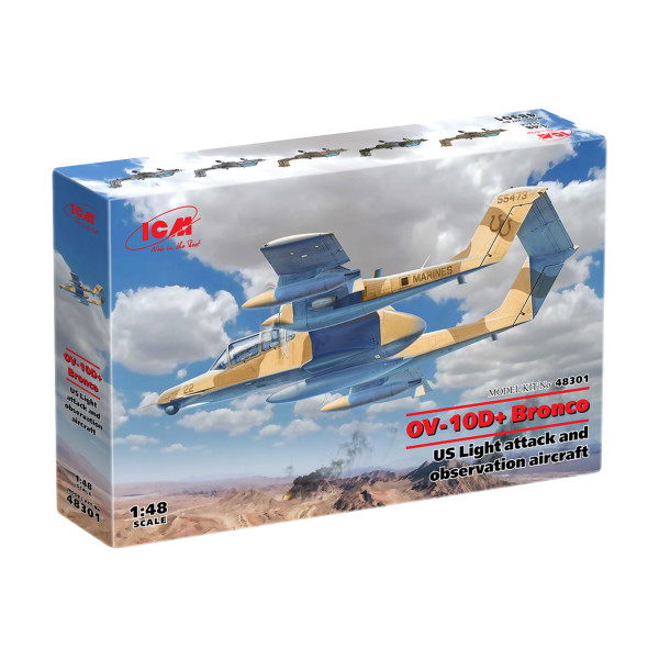 OV-10D+ Bronco  Американський ударний літак 1/48 ICM 48301