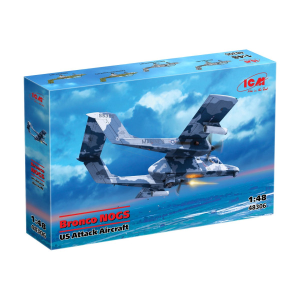 Bronco NOGS YOV-10D Американський штурмовик 1/48  ICM 48306