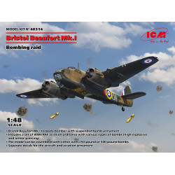 Bristol Beaufort Mk.I. Bombing raid WWII 1/48 ICM 48314