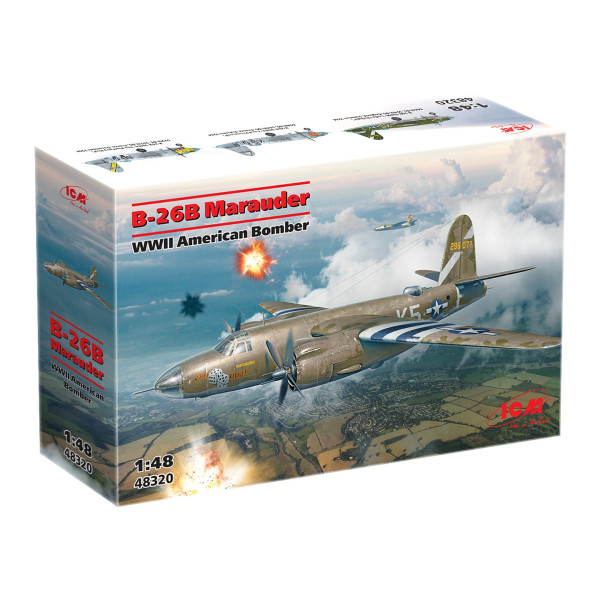 B-26B Marauder WWII American Bomber  1/48 ICM 48320