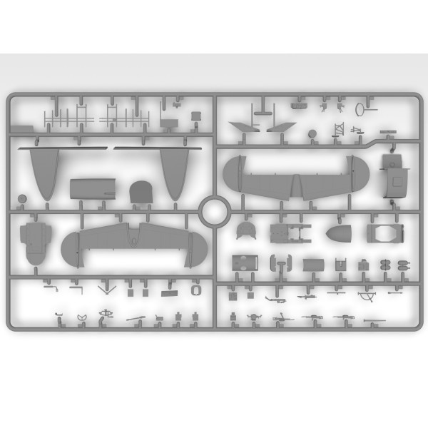  British Bomber 2 SV HP.52 Hampden B.Mk.I 1/48 ICM 48352