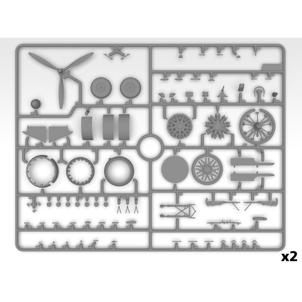  British Bomber 2 SV HP.52 Hampden B.Mk.I 1/48 ICM 48352
