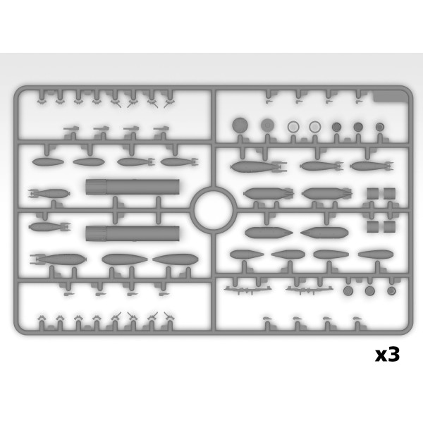  British Bomber 2 SV HP.52 Hampden B.Mk.I 1/48 ICM 48352