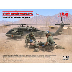 UH-60A Black Hawk MEDEVAC Екіпаж та бойові медики 1/48 ICM 48365
