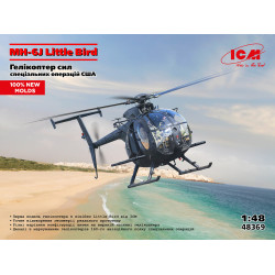 MH-6J Little Bird US Special Forces Helicopter 1/48 ICM 48369
