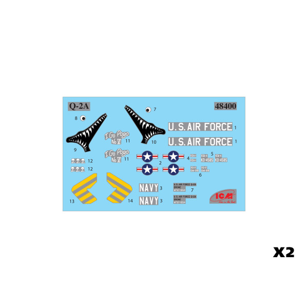 KDA-1 (Q-2A) Вогняна Бджола - Американський безпілотник 1/48 ICM 48402