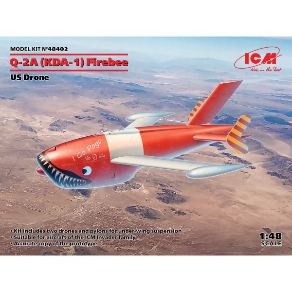 KDA-1 (Q-2A) Вогняна Бджола - Американський безпілотник 1/48 ICM 48402