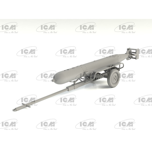 Німецький торпедний трейлер WWII 1/48 ICM 48404