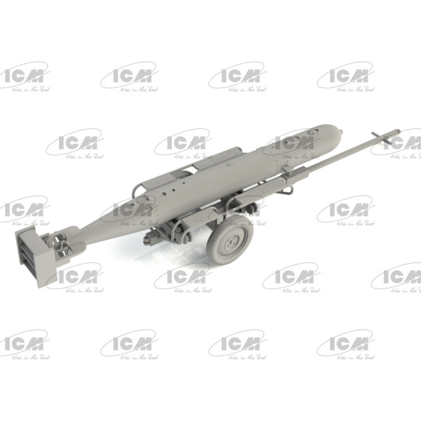 Німецький торпедний трейлер WWII 1/48 ICM 48404