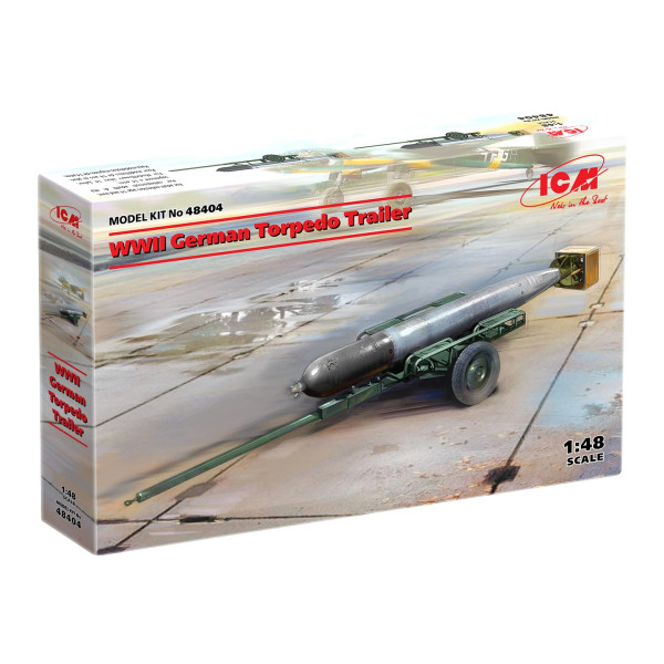 Німецький торпедний трейлер WWII 1/48 ICM 48404
