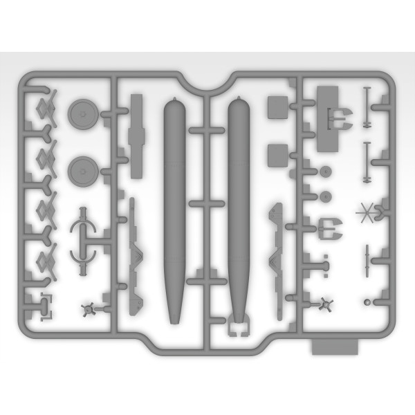 British Torpedo Trailer WWII   1/48 ICM 48405
