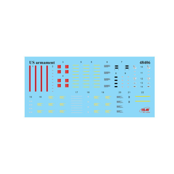 Авиационное вооружение США  1/48 ICM 48406