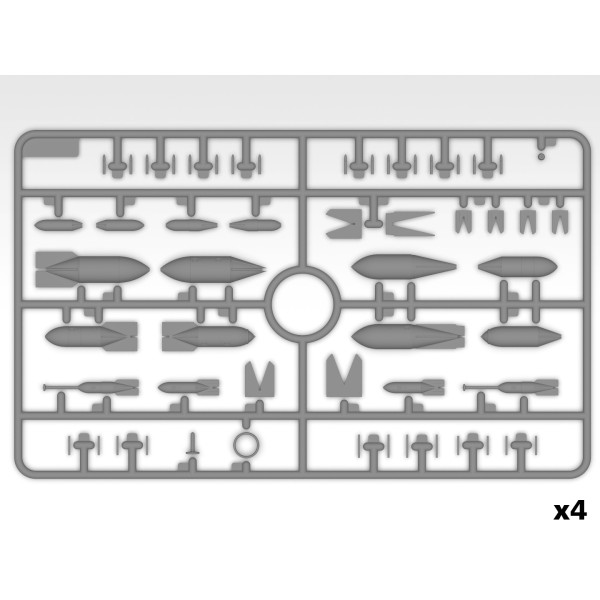 Німецьке авіаційне озброєння  WWII  1/48 ICM 48408