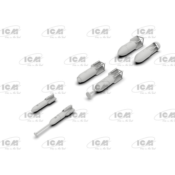 Німецьке авіаційне озброєння  WWII  1/48 ICM 48408