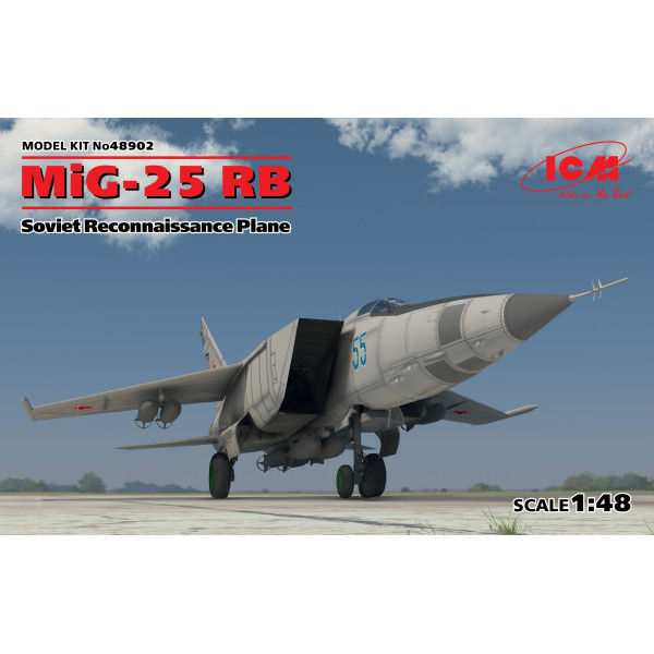 МіГ-25 РБ, радянський літак-розвідник 1/48  ICM 48902
