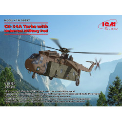CH-54A Tarhe with Universal Military Pod 1/35 ICM 53057