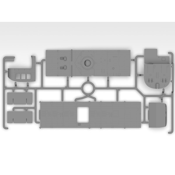 Sikorsky S-64E Skycrane with Universal Pod (Plastic model kit) 1/35 ICM 53059