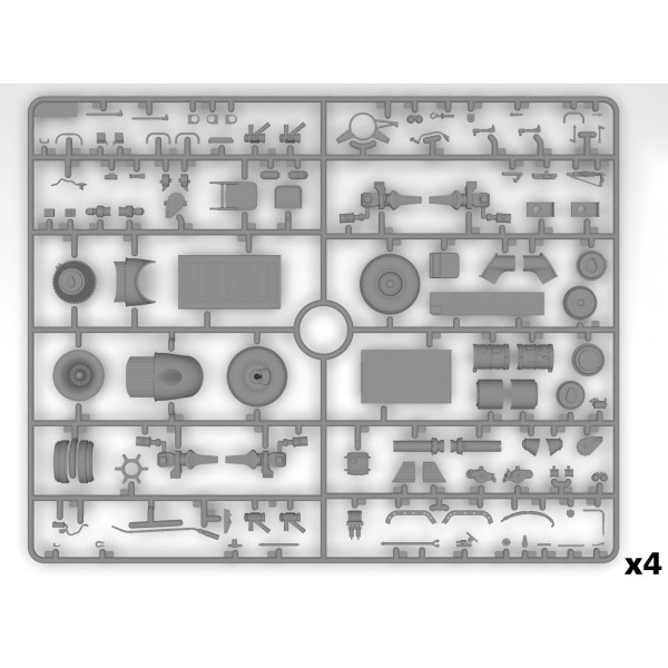 Sikorsky S-64E Skycrane with Universal Pod (Plastic model kit) 1/35 ICM 53059