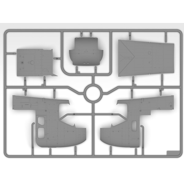 Sikorsky S-64E Skycrane with Universal Pod (Plastic model kit) 1/35 ICM 53059
